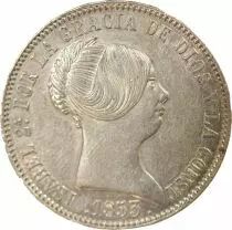Isabel II - 10 Silver Reales - 1853 Madrid