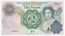 Isla de Man 50 Pounds - Elizabeth II - ND (1983) - P.39