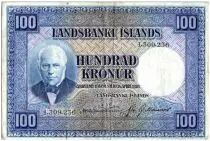 Islanda 100 Kronur J. Sigurdsson - Flock of sheep
