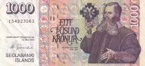 Islanda 1000 Kronur - B.B. Sveinsson - Church - 2001 (2009) - P.59