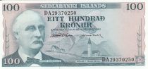 Islande 100 Kronur 1961 - Tryggvi Gunnarsson