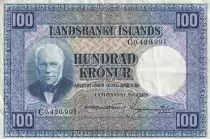 Islande 100 Kronur J. Sigurdsson - Moutons - 19(55-57)  - C0.420.991