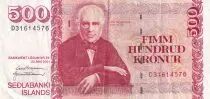 Islande 500 Kronur - Jon Sigurdsson - 2001 - P.58