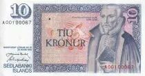 Islandia 10 Kronur - A. Jonsson - Old household scene - ND (1981) - P.48