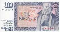 Islandia 10 Kronur - A. Jonsson - Old household scene - ND (1981) - P.48