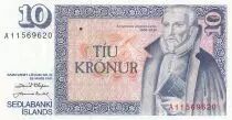 Islandia 10 Kronur - A. Jonsson - Old household scene - ND (1981) - P.48