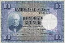 Islandia 100 Kronur,  J. Sigurdsson - Herd of sheep - 19(55-57) - C.0.714.098