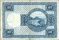 Islandia 100 Kronur,  J. Sigurdsson - Herd of sheep - 19(56-57) - P.35 a