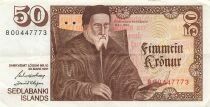 Islandia 50 Kronur - G. Thorlaksson - ND (1981-1986) - P.49