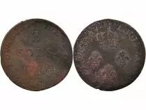 Islands of France & Bourbon, Louis XVI - 3 Sols - 1779 A Paris