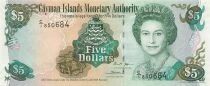 Islas Caim�n 5 Dollars - Elizabeth II - 2005 - P.34