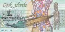 Islas Cook 3 Dollars - Boat- Shark - 1992 - AU - P.6