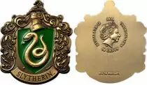 Islas Cook 50 Cents - Harry Potter  - Blason Slytherin - 2021