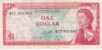 Islas del Caribe 1 Dollar, Elizabeth II - 1965 - P.13f