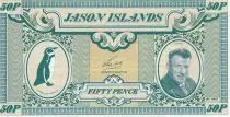 Islas Jason 50 Pence - Len Hill - 1979