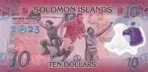 Islas Salom&oacute;n 10 Dollars - Olympics Games - 2023 - Polymer - Remplacement Serial X.23