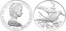 Islas V�rgenes Brit�nicas 1 Dollar,  Elizabeth II - Frigatebird - 1975 - Silver - Proof