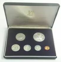 Islas V�rgenes Brit�nicas Proof set of 6 coins Elizabeth II - 1973 - Silver