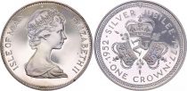 Isle of Man 1 Crown - Elizabeth II - Silver Jubilee - 1952-1977 - Silver - Proof
