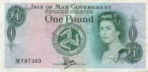 Isle of Man 1 Pound - Elisabeth II - ND (1983) - P.38