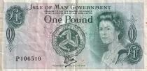 Isle of Man 1 Pound - Elizabeth II - Tynwad Hill - 1983 - VF - P.38