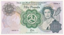 Isle of Man 50 Pounds - Elizabeth II - ND (1983) - P.39