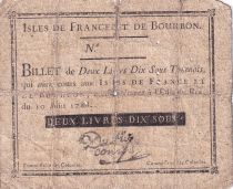 Isles de France et de Bourbon 2 Livres 10 Sous Tournois - 10/06/1788 - B - P.6