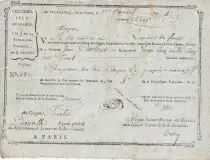 Isles de France et de Bourbon 25500 Livres, Traite de la Marine et des Colonies - An IV - isle de France et de la Reunion