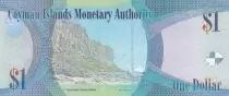 Isole Cayman 1 Dollar -  Elizabeth II - Fish - 2014 - Serial D