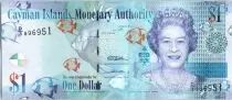 Isole Cayman 1 Dollar Elizabeth II - Fish - 2015