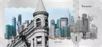 Isole Cook Toronto  - Skyline collection -1 Dollar Silver Colour 2017