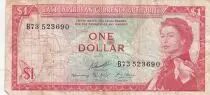 Isole dei Caraibi 1 Dollar, Elizabeth II - 1965 - P.13f