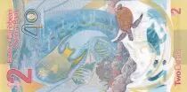 Isole dei Caraibi 2 Dollars - Sir IVA \ VIV\  RICHARDS - Polymer - 2023 - Serial AB