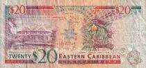 Isole dei Caraibi 20 Dollars - Elizabeth II - Monserrat Government House - 2008 - F - P.49