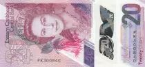 Isole dei Caraibi 20 Dollars Elizabeth II - Polymer - 2019 - UNC