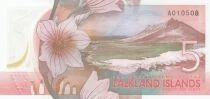 Isole Falkland 5 Pounds - Charles III - 2025 - Polymer - Series A