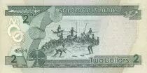 Isole Solomon 2 Dollars - Arms - Traditional fishing - 1997 - UNC - P.18
