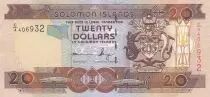 Isole Solomon 20 Dollars - Arms, flag - Musicians - 2006 - P.28a