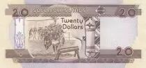 Isole Solomon 20 Dollars - Arms, flag - Musicians - 2006 - P.28a