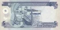 Isole Solomon 5 Dollars - Arms - Boats - 2006