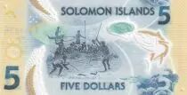 Isole Solomon 5 Dollars - Fishermen - 2022 - Serial A5