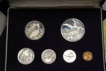 Isole Vergini Britanniche Proof set of 6 coins Elizabeth II - 1973 - Silver