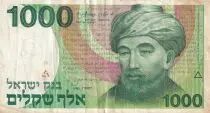 Israël 1000 Sheqalim - Rabbi Moshe Maimonides - 1983 - P.49