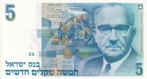 Israël 5 New Sheqel - Levi Eshkol - 1987 - P.NEUF - P.52b