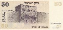 Israël 50 Sheqalim - David Ben-Gurion - Porte doré - 1978 - P.46a