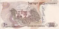 Israele 10 Lirot - Chaim Nahman Bialik - Bialik\'s house - 1968 - P.35a