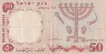 Israele 50 Lirot - Man and woman - Menorah - 1960 - P.33e