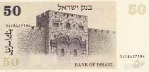 Israele 50 Sheqalim - David Ben-Gurion - Golden gate - 1978 - P.46a