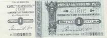 Italia 1 Lira, Manufactures Ciri� - 1894 - Notgelt