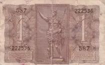 Italia 1 Lira 1939 - Brown, Statue - Serial 587